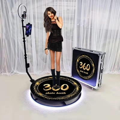 Party Wedding 360 Photo Booth ، أوتوماتيكي Spinning Ipad 360 Photobooth Machine