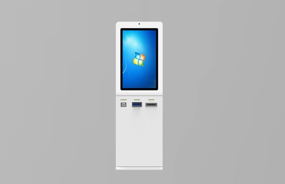 برنامج مجاني لإعادة تدوير النقد Bitcoin ATM Kiosk 32inch مع QR Scanner