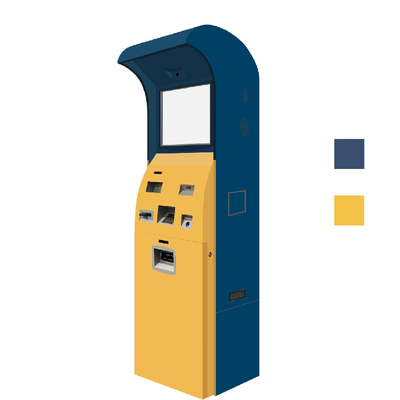 19 بوصة 2 طريقة Bitcoin ATM Kiosk Cryptocurrency Atm Machines نظام أندرويد
