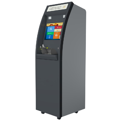 ماكينة صرف النقود الآلية في السوبر ماركت الأوتوماتيكية مع 500/3000 ملاحظة