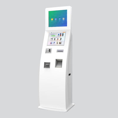 17inch IR Touch Dual Screen Self Service Payment Kiosk Machine في متجر بيع بالتجزئة