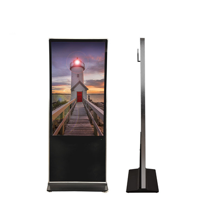 واي فاي 4g شاشة عرض LCD رأسية 4K شاشة تعمل باللمس فائقة الدقة لافتات رقمية